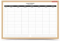 Memobe 08.00154 Heti tervezőtábla  mágneses 40x60 cm kép