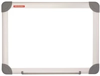 Memobe MTM150100.02.03.51 Fehértábla mágneses  eloxált alumínium keret 100x150 cm kép
