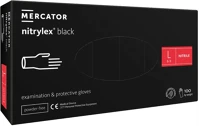 Mercator medical 5906615035046 Nitrylex nitril PÚDER NÉLKÜLI, FEKETE 