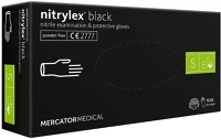 Mercator medical DA503XSZBA5906615029045 nitrylex nitril púder nélküli, fekete 