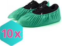 Mercator medical DA503XSZBAK5906615033417 Eco cipővédő lábzsák, érdesített 100 db/csomag zöld karton - 10 db kép