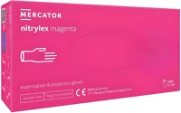 Mercator medical DA503XSZCO5906615038092 nitrylex magenta,nitril púdermentes magenta(intenzív pink) színű kép