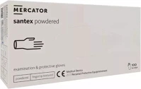 Mercator medical RD11257002_1573 Santex powdered latex púderes vizsgálókesztyű s (100db/doboz) kép