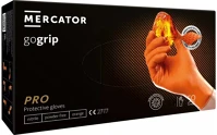 Mercator medical RP30025004_0001 gogrip (orange)nitril védőkesztyű narancs púdermentes,gyémánt kép