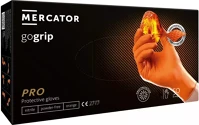 Mercator medical RP30025006_0001 gogrip (orange)nitril védőkesztyű narancs púdermentes,gyémánt kép