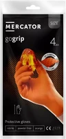 Mercator medical RP30038005_0001 gogrip orangenitril védőkesztyű narancs púdermentes, gyémánt txt, 4db kép