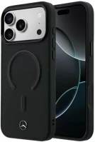 Mercedes MEHMP17X25PEMMOK Leather 3d apple iphone 17 pro max magsafe tok, fekete kép
