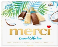 Merci 934038-20 Csokoládé  coconut collection 250g kép