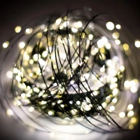 Micro ML1000WW led-es fényfüzér, 50 méter, 1000db melegfehér micro led, 8 program kép