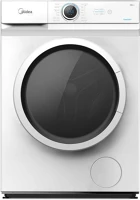 Midea MF100W70B/W-HR Elöltöltős mosógép b energiaosztály, 7 kg, normál mélység, 1400 fordulat/perc, centrifugálási zajszint: 76 db, inverter motorral,  gőzfunkció nélkül kép