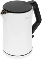 Midea MK-15H01A Vízforraló, max. 2200 w, 1,5 l, duplafalú, fehér-fekete kép