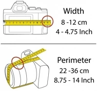 Miggö M-MW-GW-CSC-BR-30 párnázott védőburkolat és csuklópánt milc méretű gépekhez, fekete kép