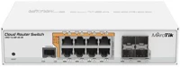 Mikrotik CRS112-8P-4S-IN Asztali/rackbe szerelhető switch kép