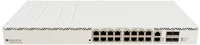 Mikrotik CRS320-8P-8B-4S+RM 19 1U 17PORT gbe lan poe 4xsfp+ port rackmount cloud router switch kép