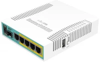 Mikrotik RB960PGS HEX POE 5XGBE LAN Rb960pgs hex poe 5xgbe lan port 128mb l4 poe route kép