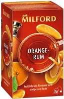 Milford 30.00466 Gyümölcstea  narancs és rum 20 filter/doboz kép