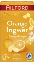 Milford C67451 Gyógynövényes tea  narancs és gyömbér 35 g 20 filter/doboz kép