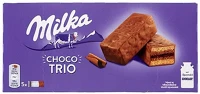 Milka 14.02229 Piskóta  choco trio 5 darabos 150g kép