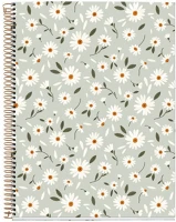 Miquelrius A15296GR81 Green flowers a4 4x30 lap vonalas spirálfüzet kép