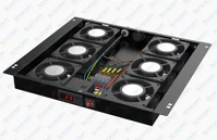 Mirsan MRFAN6DT01 Ventilátor egység, digitális termosztáttal, 6 ventilátor, fekete kép