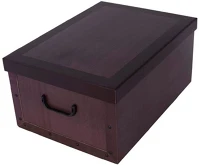 Miss space 7056 Tárolódoboz  maxi 51x37x24 cm klasszik barna kép
