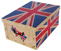 Miss space 7060 Tárolódoboz  maxi 51x37x24 cm zászló anglia kép