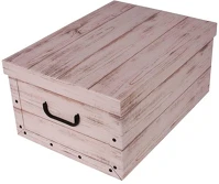 Miss space 7069 Tárolódoboz  maxi 51x37x24 cm láda famintás fehér kép