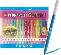 Mitama 16 DB-OS KLT Marker  glitter csillámos 16 db-os klt. kép