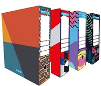 Mitama 35599 Tokos iratrendező  a/4 80 mm gerinccel színes kép