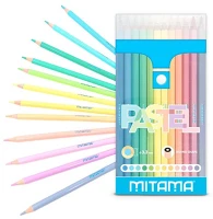 Mitama 62827 Színes ceruza  pastel 12 db-os klt. kerek, újrahasznosított kép