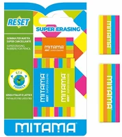 Mitama 62872 Radír  szivárványszínű 3 db-os klt. kép