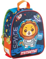 Mitama 64383 Hátitáska  óvodás, 2 oldalas, spinny, oroszlán-krokodil kép