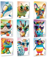 Mitama A/4, 40+2 Füzet  a/4, 40+2 lapos, négyzethálós 5mm kép