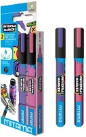 Mitama LILA-PINK, 2DB-OS KLT Marker  minden felületre, lila-pink, 2db-os klt. kép