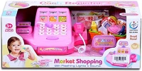 Mk toys MKC167658 Elektronikus pénztárgép kiegészítőkkel rózsaszín kép