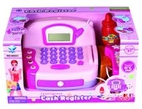 Mk toys MKC297591 Pénztárgép kiegészítőkkel rózsaszín kép