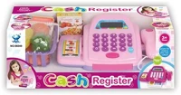 Mk toys MKF411456 Elektronikus pénztárgép zöldséges kosárral rózsaszín kép