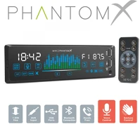 M.n.c. 39752-1 M.N.C Bluetooth autóhifi fejegység, AUX, USB, SD, autórádió és mp3 kép