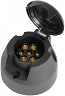 M.n.c. 54940 Utánfutó csatlakozó aljzat - 7 pólusú - 12v () kép