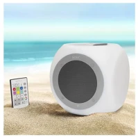 M.n.c. MNCCHILL-1 CUBE Hordozható, vízálló, RGB led világítás Bluetooth hangszóró kép