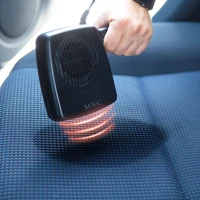 M.n.c. NW ÚJ Autós páramentesítő és fűtőventilátor, 12V, szivargyújtós, fekete kép