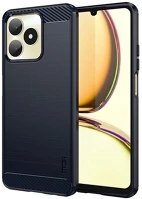 Mofi GP-143059 szilikon telefonvédő ütésállóság, karbon minta, sötétkék kép