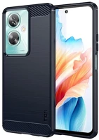 Mofi GP-153741 szilikon telefonvédő ütésállóság, karbon minta, SÖTÉTKÉK kép