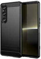 Mofi GP-157872 Sony xperia 1 vi 5g  szilikon telefonvédő ütésállóság, karbon minta, fekete kép
