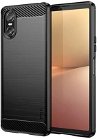 Mofi GP-157873 Sony xperia 10 vi 5g  szilikon telefonvédő ütésállóság, karbon minta, fekete kép