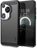 Mofi GP-158543 szilikon telefonvédő ütésállóság, karbon minta, fekete kép