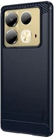 Mofi GP-159343 szilikon telefonvédő ütésállóság, karbon minta, sötétkék kép