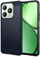 Mofi GP-160687 szilikon telefonvédő ütésállóság, karbon minta, sötétkék kép