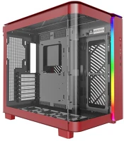 Montech 4710562743944 King 95 táp nélküli ablakos ház piros kép