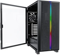 Montech 4710562746884 Sky one lite táp nélküli ablakos ház fekete kép